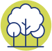 Three trees icon